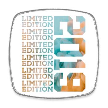 LIMITED EDITION 2019 7 YEARS 7TH BIRTHDAY - Square fridge magnet - white - Front