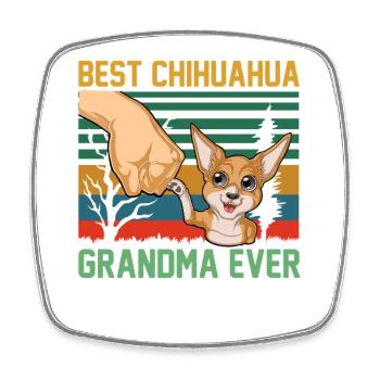 Chihuahua - Square fridge magnet - white - Front