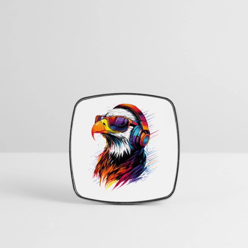 Eagle Bald Eagle Golden Eagle White-tailed Eagle Square fridge magnet