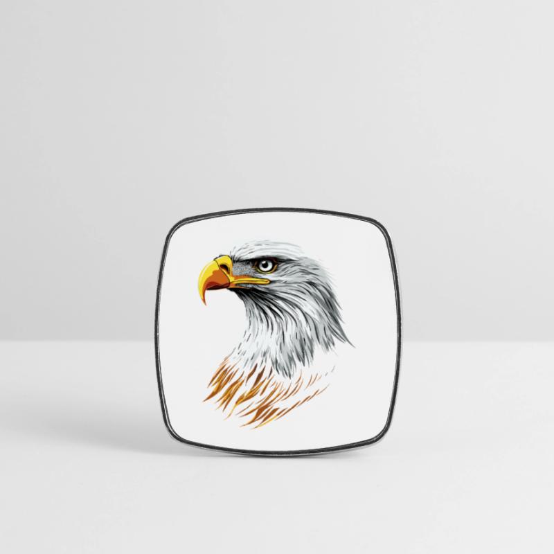 Eagle Bald Eagle Golden Eagle White-tailed Eagle Square fridge magnet