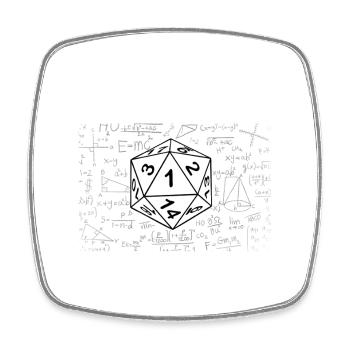 Keine Sorge, ich habe einen Plan RPG Zitat Tabletop Gamer - Viereckiger Kühlschrankmagnet - Weiß - Vorne