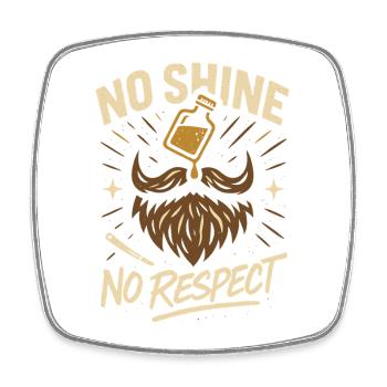 Beard Oil Care Humor Well-groomed Lifestyle - Square fridge magnet - white - Front