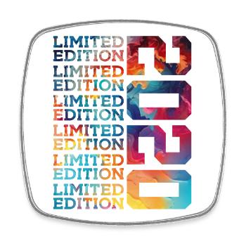LIMITED EDITION 2020 6 YEARS 6TH BIRTHDAY - Square fridge magnet - white - Front