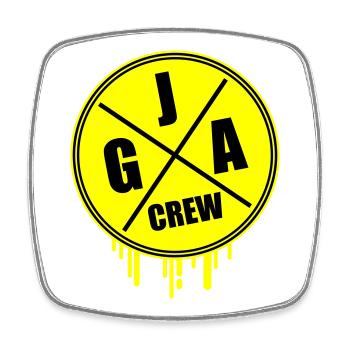 Junggesellenabschied Jga Crew - Viereckiger Kühlschrankmagnet - Weiß - Vorne