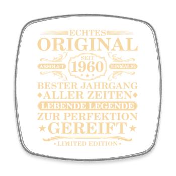 Original depuis 1960 - 65e anniversaire - Magnet carré - blanc - Devant