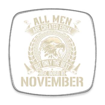 Conception de l'unité de l'aigle de novembre - Magnet carré - blanc - Devant