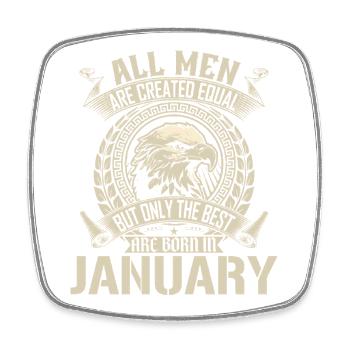 January Eagle Unity Motif - Square fridge magnet - white - Front