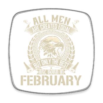 Erklärung der Eagle Unity vom Februar - Viereckiger Kühlschrankmagnet - Weiß - Vorne