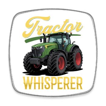 Tractor Kids Farm Lifestyle - Viereckiger Kühlschrankmagnet - Weiß - Vorne