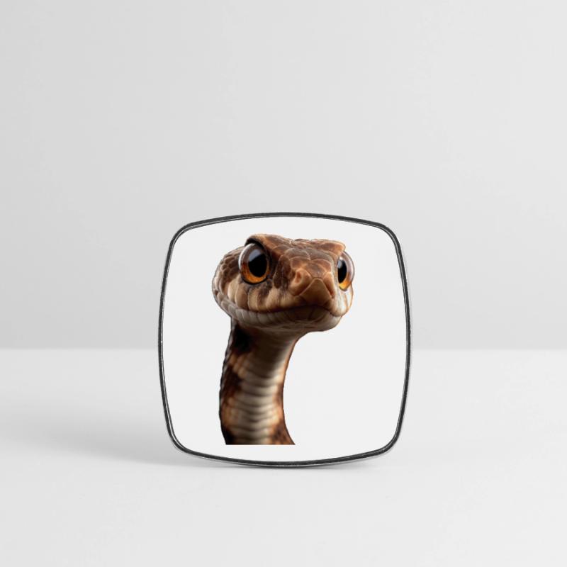 serpent, python, cobra, serpent à sonnettes, serpents Magnet carré