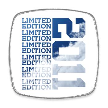 15 JAHRE LIMITED EDITION 2011 15. GEBURTSTAG - Viereckiger Kühlschrankmagnet - Weiß - Vorne