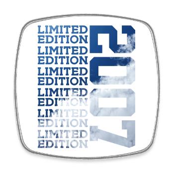 19 YEARS LIMITED EDITION 2007 19TH BIRTHDAY - Square fridge magnet - white - Front