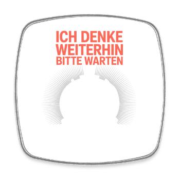 Schachmeister Schachspieler Schach Geschenk - Viereckiger Kühlschrankmagnet - Weiß - Vorne