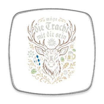 Que le costume traditionnel soit avec vous - Marquee & Fun - Magnet carré - blanc - Devant