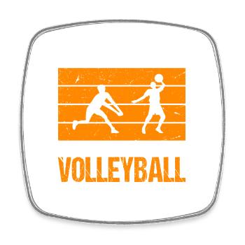 Volleyball Coach Gifts Volleyball Players - Square fridge magnet - white - Front