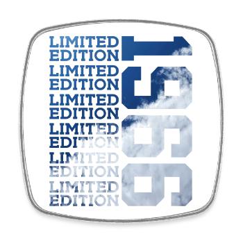 60 ANS ÉDITION LIMITÉE 1966 60E ANNIVERSAIRE - Magnet carré - blanc - Devant