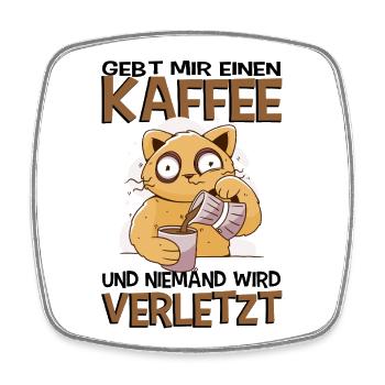 Funny Sayings Fun Outfits Irony Sarcasm - Square fridge magnet - white - Front