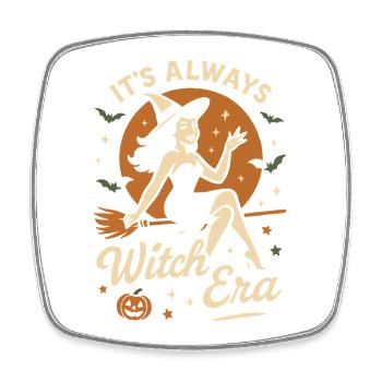 C’est toujours l’époque des sorcières drôle Halloween Costume - Magnet carré - blanc - Devant
