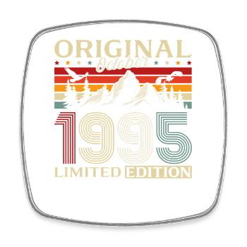 30e anniversaire Original octobre 1995 - Magnet carré - blanc - Devant