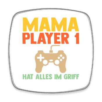 Father Team Dad - Square fridge magnet - white - Front