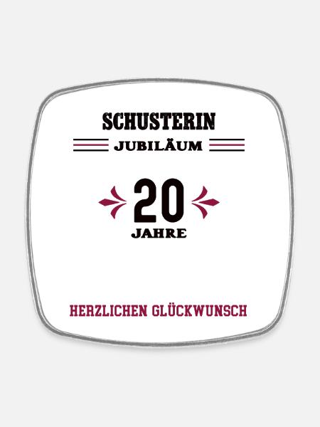 20e anniversaire de Shoemaker 20e anniversaire de Shoemaker - Magnet carré - blanc