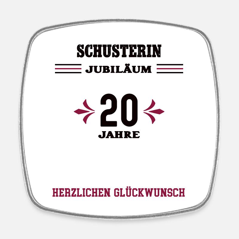 20e anniversaire de Shoemaker 20e anniversaire de Shoemaker - Magnet carré - blanc