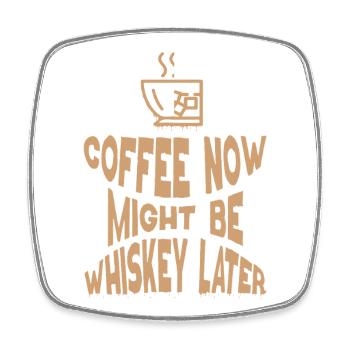 Whiskey Saying Whiskey Drinker Whiskey Lovers - Square fridge magnet - white - Front