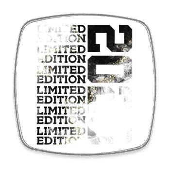6 ANS ÉDITION LIMITÉE 6E ANNIVERSAIRE 2020 - Magnet carré - blanc - Devant