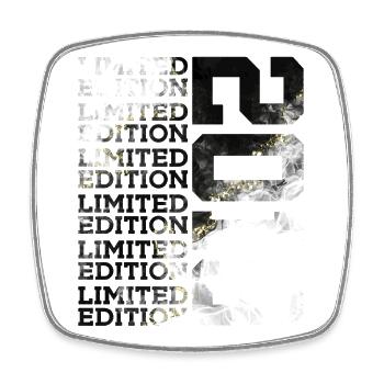 7 YEARS LIMITED EDITION 2019 7TH BIRTHDAY - Square fridge magnet - white - Front