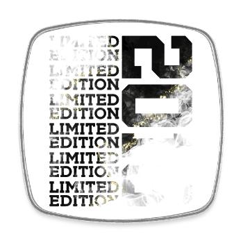 10 YEARS LIMITED EDITION 2016 10TH BIRTHDAY - Square fridge magnet - white - Front