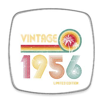Vintage 1956 Limited Edition - Square fridge magnet - white - Front