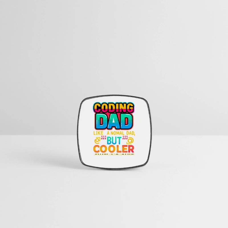 Square fridge magnet