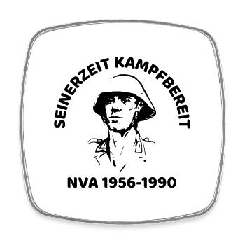 People's Army Veterans Design - Square fridge magnet - white - Front