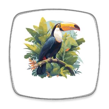 Toucans Toucan - Square fridge magnet - white - Front