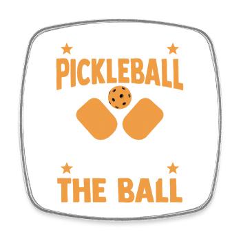 Je perds au pickleball à cause de la balle - Magnet carré - blanc - Devant