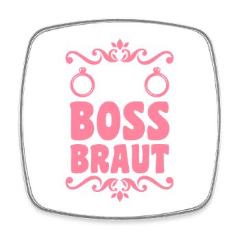 Bachelor Party Team Bride Hen Party - Square fridge magnet - white - Front