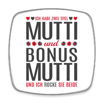 Maman Maman Maman Bonus Maman Cadeau de Fête des Mères - Magnet carré - blanc - Devant