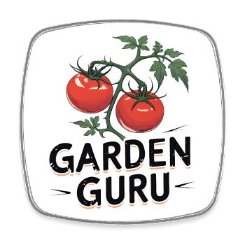 Tomates Garden Guru - Magnet carré - blanc - Devant