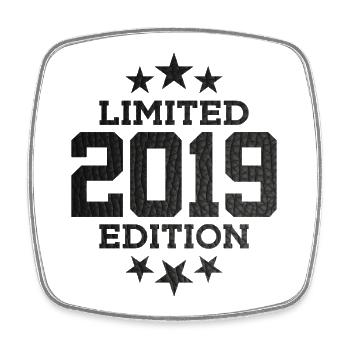 ÉDITION LIMITÉE 7E ANNIVERSAIRE 2019 - Magnet carré - blanc - Devant