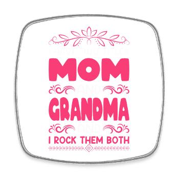 Beste Mama Der Welt Geschenk Weihnachten - Viereckiger Kühlschrankmagnet - Weiß - Vorne