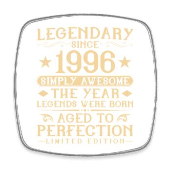 30th Birthday Vintage Vintage 1996 Gift - Square fridge magnet - white - Front