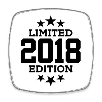 LIMITED EDITION 2018 8TH BIRTHDAY - Square fridge magnet - white - Front