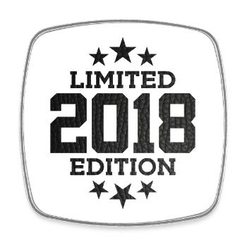 LIMITED EDITION 2018 8TH BIRTHDAY - Square fridge magnet - white - Front