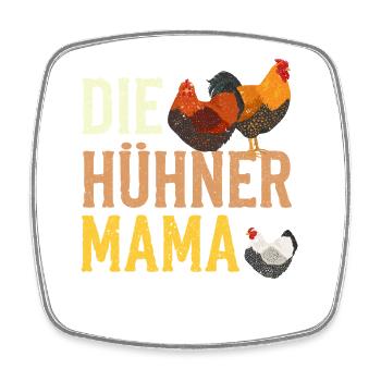 Die Hühner Mama Muttertag Mutterschaft Mama - Viereckiger Kühlschrankmagnet - Weiß - Vorne
