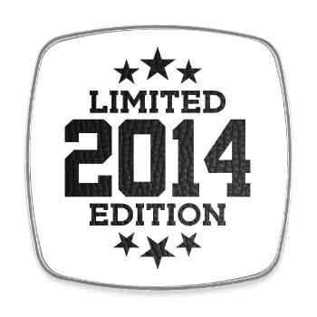 ÉDITION LIMITÉE 2014 12E ANNIVERSAIRE - Magnet carré - blanc - Devant