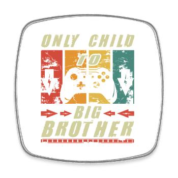 Big Brother Level Load Only Child Level Complete - Viereckiger Kühlschrankmagnet - Weiß - Vorne