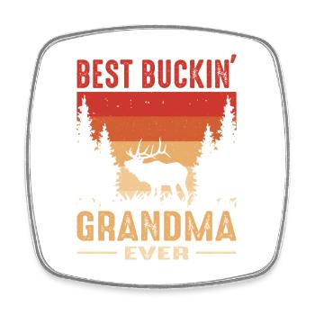 Hunter Grandma Gifts Hunting Hunting Hunter Exam - Square fridge magnet - white - Front