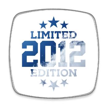 LIMITED EDITION 2012 14TH BIRTHDAY - Square fridge magnet - white - Front