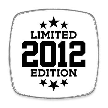 LIMITED EDITION 2012 14TH BIRTHDAY - Square fridge magnet - white - Front