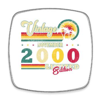 November 2000 - November 2000 Birthday Gift - Square fridge magnet - white - Front
